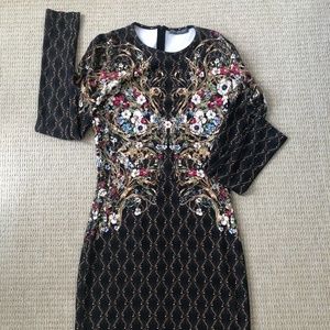 Alexander McQueen shift floral dress